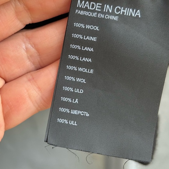 Club Monaco Black Wool Pencil Skirt, small - Picture 8 of 8